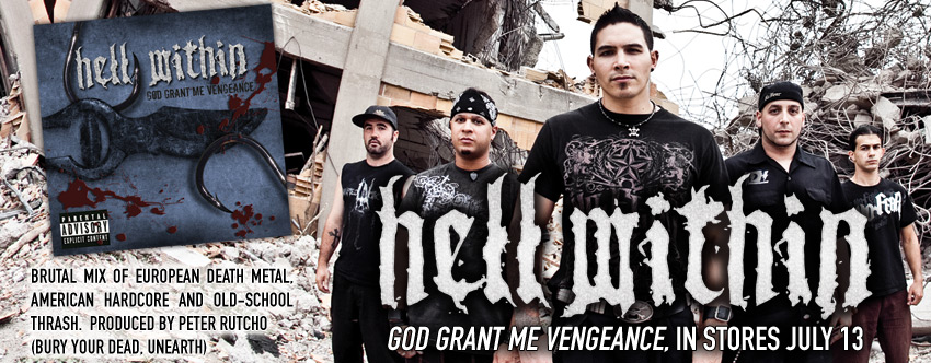 HELL WITHIN, God Grant Me Vengeance, in stores now